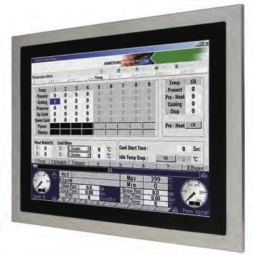 0 HDD easy maintenance Front panel IP65 design Stainless steel front bezel Wide range voltage DC in (9~36V) Wide range temperature (with E3845) Supports 5-wire resistive touch screen or projected