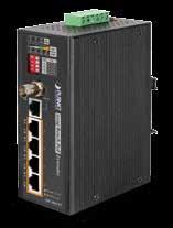 Long Reach over Ethernet P P Fault 0W 0W 0W 0W Usage Port OFF OFF OFF OFF In-use ACT Industrial -Port Coax/ Long Reach + -Port 0/00TX Extender Key Features Physical Ports LRP interfaces BNC female,