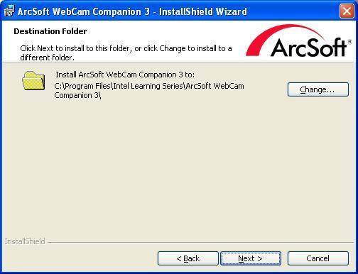 Installation WebCam Companion 3 3.
