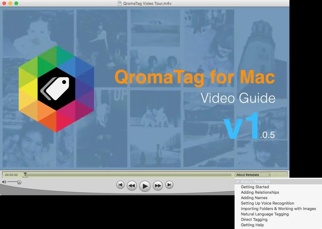 Getting Help Video Tutorials 1 The QromaTag disk image you may have downloaded from the qroma.