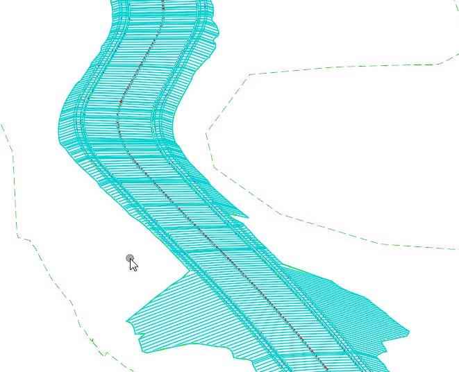 Export the Corridor Using a Mesh In this exercise, we will use the mesh components of the modeled roadway corridor to create a triangulated terrain model, and export it to its native file format for