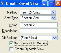 Dialogs Saved views can be used from the Active File, or the Link Sets in any available DGN libraries.