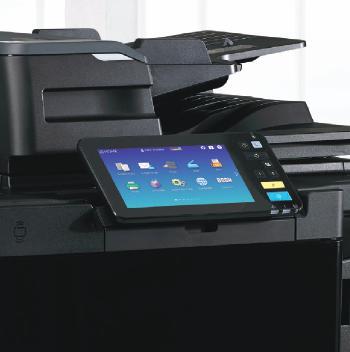allowing users to access, store and print documents remotely from the MFP.