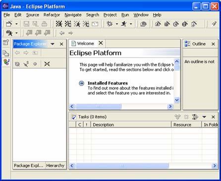 Overview» Plug-in Architecture Eclipse Platform Workbench Help Tool (plug-in) Tool (plug-in) Workspace Platform Runtime Team Tool (plug-in) 7 Overview» Workbench Represents the desktop
