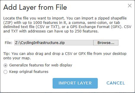 In ArcGIS Online, shapefiles need to be uploaded in zipped format in order to be read properly.