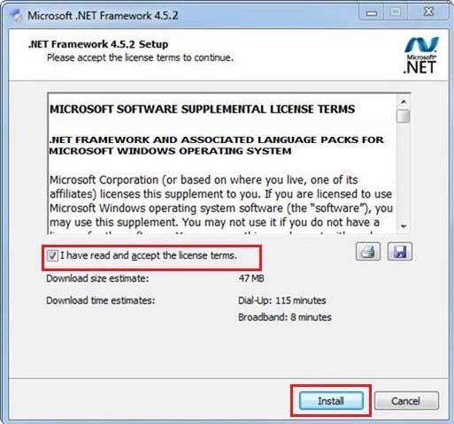 2 Tools Installation Customers need to install Microsoft.NET Framework (4.5.2 version or later) on PC before using Code Loader. 2.1. Microsoft.NET Framework Installation 1. Double-click microsoft.