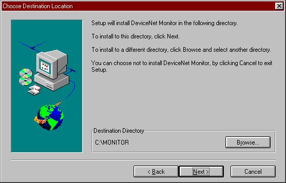 The software creates a default directory on the host hard drive called