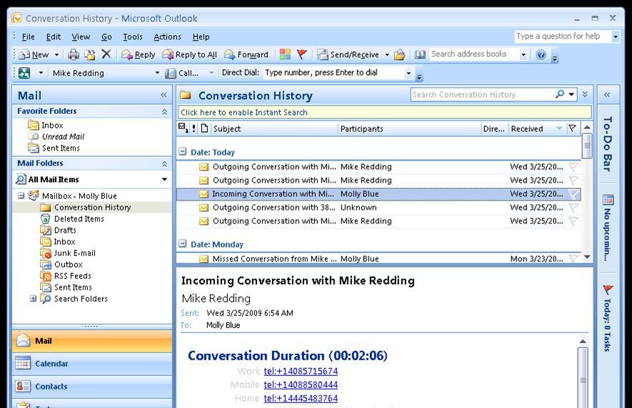 Cisco UC Integration for Microsoft Office Communicator Call
