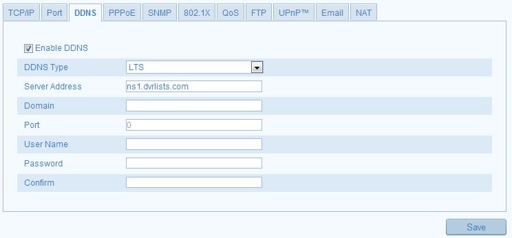 Figure 6-9 DDNS Settings 2. Check the Enable DDNS checkbox to enable this feature. 3. Select DDNS Type.