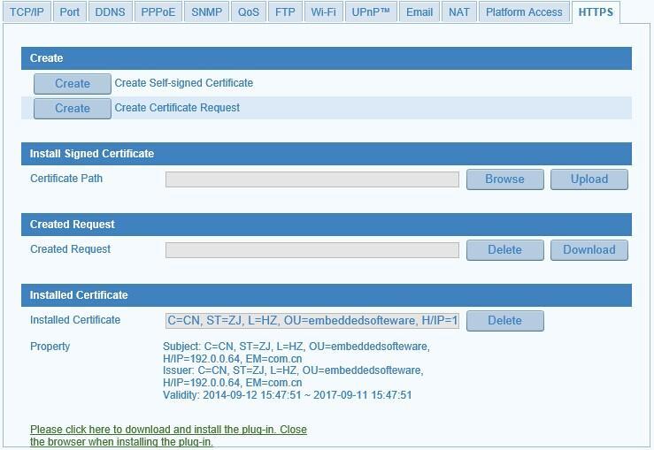 Figure 6-24 Create Self-signed Certificate 2) Enter the country,