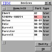 Chapter 4: Using the OSCAR interface 67 Figure 4.5: Devices window When the appliance discovers a tiered appliance or switch, the port numbering changes to identify each connected target device.
