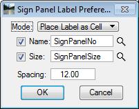 Note The text mode needed to be setup prior to placing the labels in cell mode to setup the text parameters so the text in the cells are placed correctly. 49. Set the Mode to Place Label as Cell. 50.