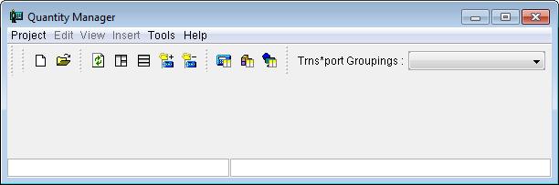 QUANTITIES AND REPORTS - Quantity Manager Chapter 6 Exercise 6.3 Import Project Properties from TRNS*PORT Import Project Properties from TRNS*PORT (Part 1) 1. Open Dsgnsp01.dgn.