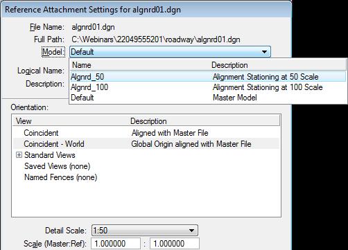 Chapter 1 SIGNING AND PAVEMENT PLANS - Levels, Text and Models 11. In the References dialog, select Tools > Attach. This opens the Attach Reference dialog. 12.