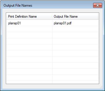 13. From the Print Organizer menu, select File > Output File Names. This will open the Output File Name Expression dialog. 14. Click the Preview Names button.