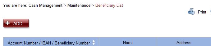 1 Register Beneficiary Information Step 1: Input