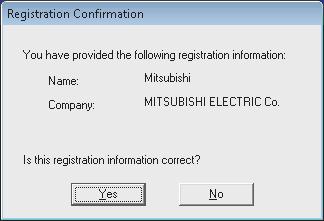 Enter the name and company name, and click the button. 4.