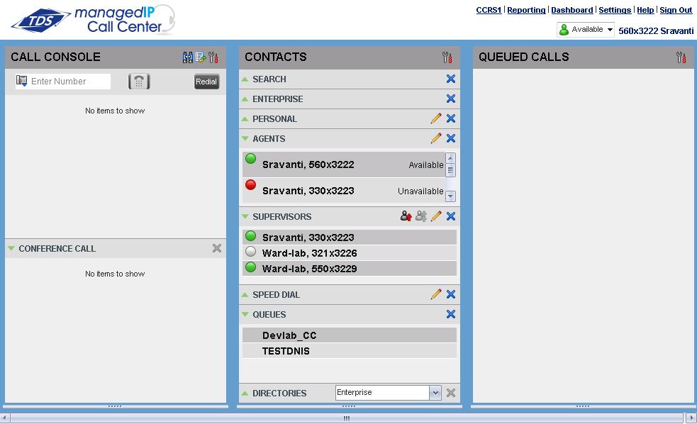 Supervisor Tasks Monitor Agents You monitor agents using the Agents panel located in the Contacts pane.