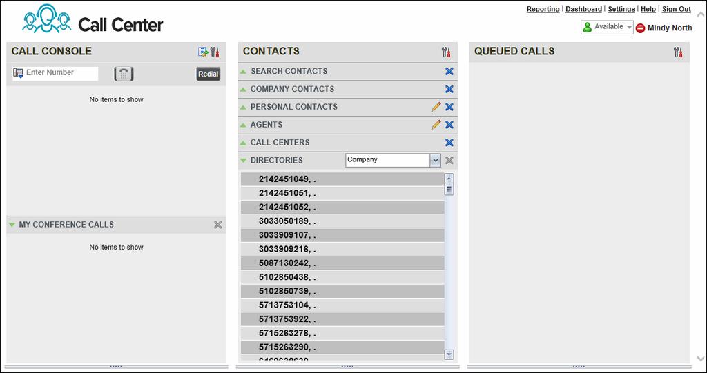 Figure 3 Log In the Call Center 7. Enter your Call Center User ID and Password. Your user name and password are shown on the Call Center Information screen (Figure 2 on previous page).