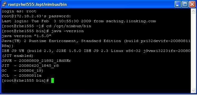 Probe installation JVM A Java Virtual Machine (JVM) of the required type and version must be downloaded from IBM s web site and installed on the computer running the WebSphere probe, and the PATH has