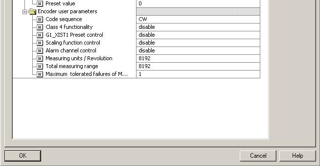 5 Changing and reading encoder parameters at run-time Encoder parameters will be set during engineering of the encoder