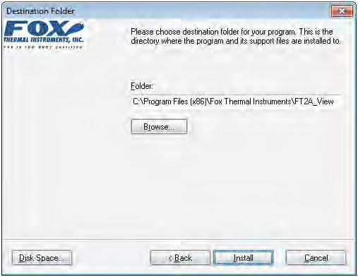 Installation Installation To install the FT2A View program, run the "FT2AView_V#.##-setup.
