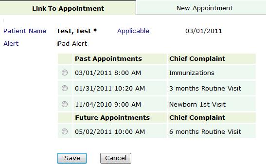 Health Alerts Alert Status Completed Set Appointment Health Alerts Settings From