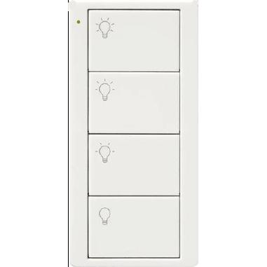 The switch utilizes Lutron Clear Connect RF technology for wireless communication.