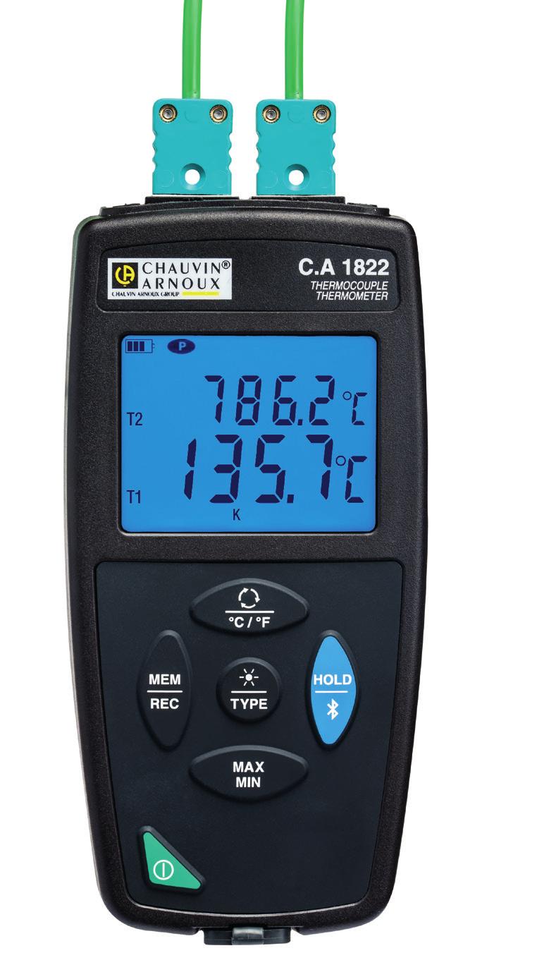 Logger contact thermometers Ingress protection: IP54