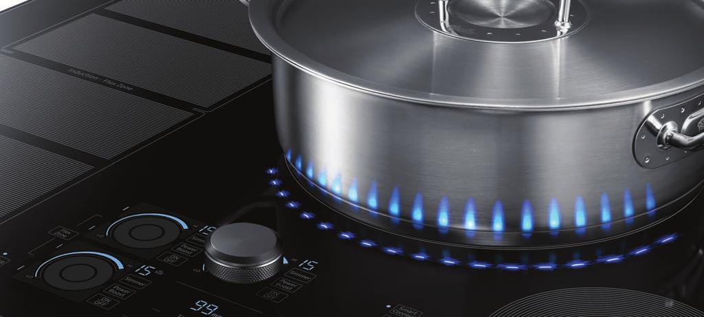 Virtual Flame Technology Provides a superior cooking experience