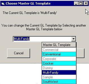 Viewing, Adding, & Updating Accounts in Master Templates 4 Click OK.