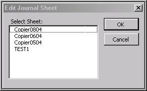 Edit Journal Sheet To edit an existing Excel JE, open PeopleSoft Excel file and select Edit button from