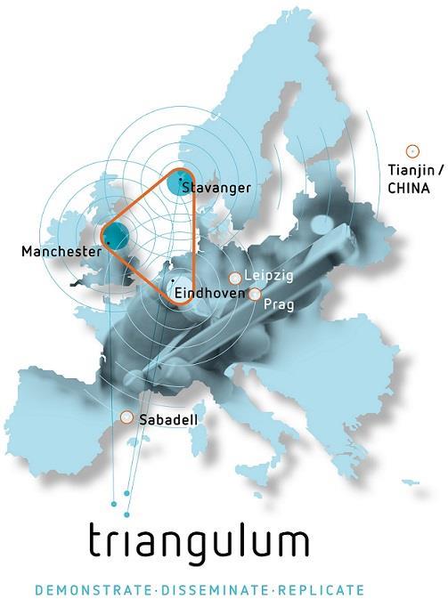 Europe s Smart Cities Flagships: The Triangulum Project Project budget: 29 Mio EUR, Horizon 2020 funding: 25.