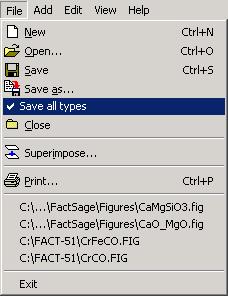 To enable this option, go in the File menu and click on Save all types.