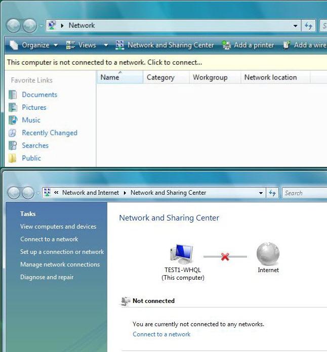 Network Configuration Configuring PC in Windows Vista 1. Go to Start. Click on Network. 2.