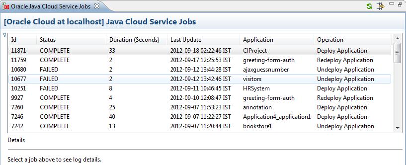 Using the Oracle Java Cloud Service - SaaS Extension Right-click the project you want to deploy, and select Run As > Run on Server.