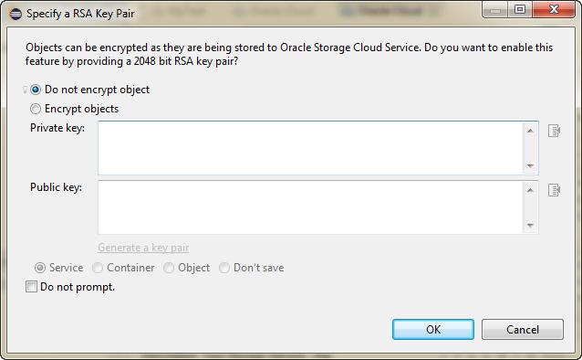 Using the Oracle Storage Cloud Service 3. In the Container Access Control page, specify the role.