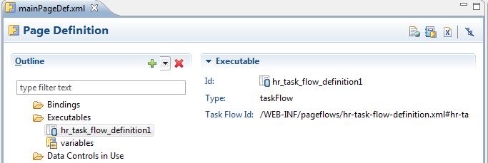 Working with the Oracle ADF Model Layer The page definition editor is tolerant of artifacts that are not supported.