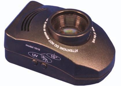 MAG-PM10 10X General Purpose Magnifier with Light Source 10X General Purpose Magnifier with UV and White Light Source This fixed-focus, handheld General Purpose Magnifier can be used for viewing