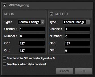 mydmx 3.0 / Live MIDI OUT Most of the time, the MIDI OUT value is the same as the MIDI IN. This is why when a command is auto learned, the software will learn the same message for both IN and OUT.