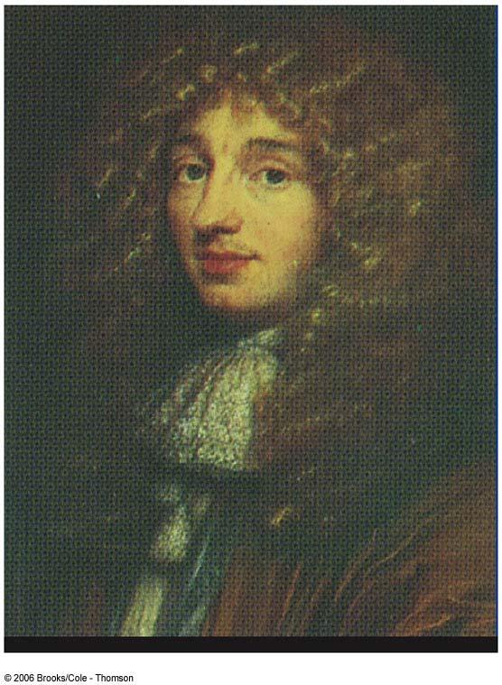 Christian Huygens 1629 1695 Best known for contributions to fields of optics and