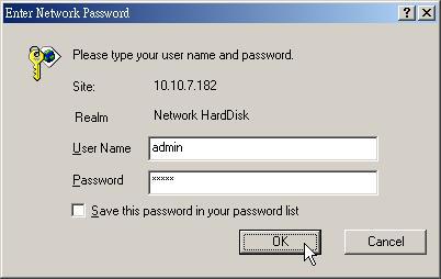 To get information modifying the username and password, see Administrator- Administrator Setting 7.