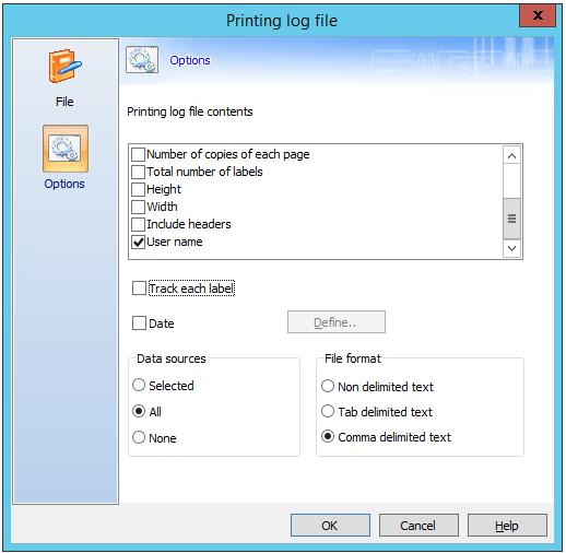 2. Click the On option to turn on logging. 3. Specify the log file name and location. 4. Select the default editor for the log file (Notepad and Microsoft Excel are examples). 5.