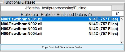 Also, you can use Copy Selected Files to New Folder to save the preprocessed data to a new folder. After choosing the preprocessing steps, you can save the configuration.