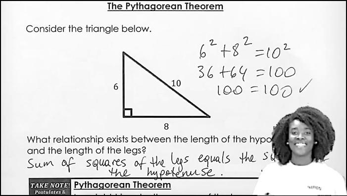 Topic 1: The Pythagorean Theorem... 179 Topic 2: The onverse of the Pythagorean Theorem... 181 Topic 3: Proving Right Triangles ongruent... 183 Topic 4: Special Right Triangles: 45-45 -90.