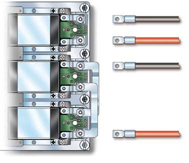8 Output Connection Options Parallel Output Configurations Shown with the output of two modules connected in parallel using BUS BARS.