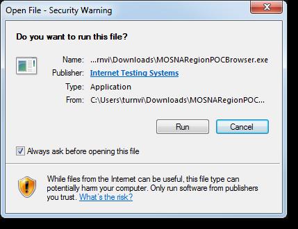 2. Download and run the Secure Browser Note Prior to launching the secure browser, candidates must ensure they have a Certiport account and they must know their login credentials to proceed with the