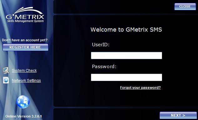 5) Once the installation is complete, click accept and you can proceed to Step 2, below, to start the application and create your user account. STEP 2: Register to create an account with GMetrix 2.