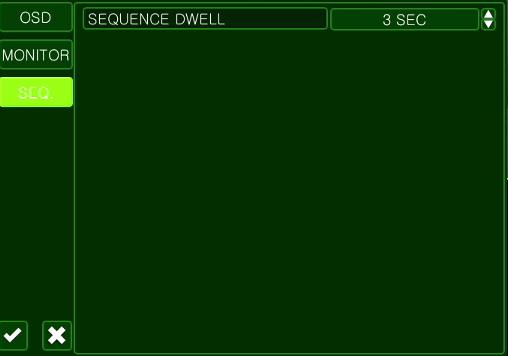 6.2.3 SEQUENCE SEQUENCE DWELL: The time that