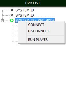 execute the Player for search & playback.